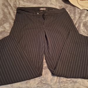 Pinstripe slacks
